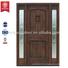 Diseños sólidos de madera de la puerta delantera usados ​​para la puerta exterior para la venta